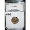 1923 BUFFALO NICKEL - PCI MS65 (COIN WORLD  LISTS A MS65 @ $700.00)