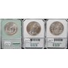 Image 2 : 1898 MORGAN NTC MS65, 1883 MORGAN PCI MS65,  1924 PEACE DOLLAR PCI MS65 - SOLD PER COIN  TIMES 3