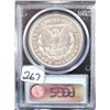 Image 2 : 1893 MORGAN DOLLAR - PCGS AU58 (COIN WORLD  LISTS A AU58 @ $600.00)
