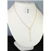 Image 1 : WOMENS 14K YELLOW GOLD NECKLACE - VERY  DELICATE LOOKING