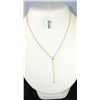Image 2 : WOMENS 14K YELLOW GOLD NECKLACE - VERY  DELICATE LOOKING