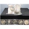 Image 1 : 25 40% SILVER EISENHOWER DOLLARS FROM SAFE  DEPOSIT - MIXED DATES - SOLD PER COIN TIMES  25