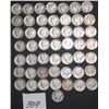 Image 1 : 50 MERCURY DIMES FROM SAFE DEPOSIT - MIXED  DATES AND MINTS - SOLD PER COIN TIMES 50