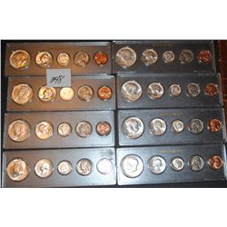 EIGHT 5 PIECE 1964 COIN SETS - SOLD PER SET  TIMES 8