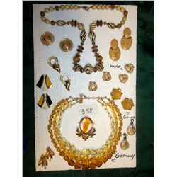VINTAGE COSTUME JEWELRY