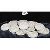 Image 1 : 20 WALKING LIBERTY HALF DOLLARS FROM SAFE  DEPOSIT - MIXED DATES AND MINTS - SOLD PER  COIN TIMES 20