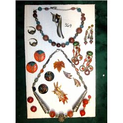 VINTAGE COSTUME  JEWELRY