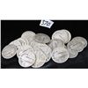 Image 1 : 30 STANDING LIBERTY QUARTERS FROM SAFE  DEPOSIT - MIXED DATES AND MINTS - SOLD PER  COIN TIMES 30