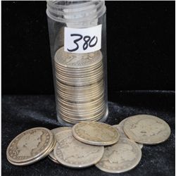 40 BARBER QUARTERS FROM SAFE DEPOSIT - MIXED  DATES AND MINTS - SOLD  PER COIN TIMES 40