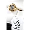 Image 1 : LADIES VINTAGE 14K YELLOW GOLD "COIN" RING