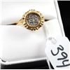 Image 2 : LADIES VINTAGE 14K YELLOW GOLD "COIN" RING