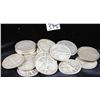 Image 1 : 20 WALKING LIBERTY HALF DOLLARS FROM SAFE  DEPOSIT - MIXED DATES AND MINTS - SOLD PER  COIN TIMES 20