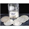 Image 1 : 10 WALKING LIBERTY HALF DOLLARS FROM SAFE  DEPOSIT - MIXED DATES AND MINTS - SOLD PER  COIN TIMES 10