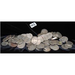 100 BUFFALO NICKELS FROM SAFE DEPOSIT - MIXED  DATES AND MINTS