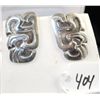 Image 2 : VINTAGE STERLING SILVER EARRINS - SCREW BACKS