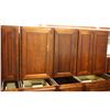 Image 2 : COMPLETE DARK CHERRY KITCHEN CABINET SET INC: