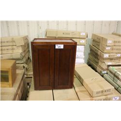 DARK CHERRY 24X30 WALL CABINET (BUILT)