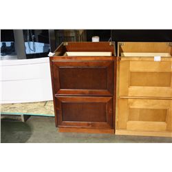 DARK CHERRY 24INCH 2 DRAWER BASE CABINET