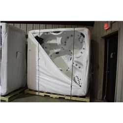 HOT TUB -  BENCH SEATING, 90SS JETS, SNOW WHITE,