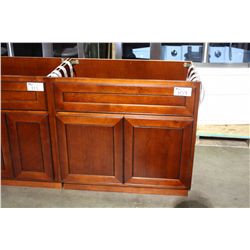 36" CHERRY 2 DOOR VANITY CABINET