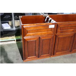 34" CHERRY 2 DOOR VANITY CABINET