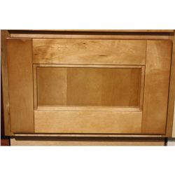 36" SOFT MAPLE 2 DOOR VANITY CABINET