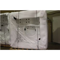 HOT TUB -  56 RED SS JETS, SNOW WHITE, MAHOGANY