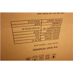 MODEL DBL05-33 120 VOLT ELECTRIC FIREPLACE