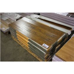 HAND SCRAPED GOLDEN OAK 12.3MM GLUELESS LAMINATE