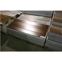 WALNUT 12MM GLUELESS LAMINATE FLOORING - 19.5 SQ