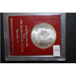 1879-S US Silver Morgan $1 From The Redfield Collection; PICC Graded MS65; EST. $250-300