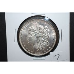 1881 US Silver Morgan $1; MS62; EST. $50-60