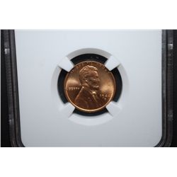 1944-D US Lincoln Wheat Back Penny; NGC Graded MS66 RD; EST. $20-30
