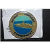 Image 1 : Department Of The Navy United States Of America Military Challenge Coin; Honor Courage Commitment; E