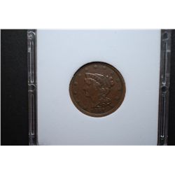 1851 US Half Cent; MCPCG Graded VF20; EST. $80-100