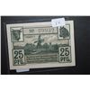 Image 1 : 1920 German 25 Pfennig Foreign Bank Note; EST. $5-10