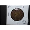 Image 1 : 1851 US Large One Cent; G; EST. $20-30
