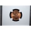 Image 2 : 1942-D US Lincoln Wheat Back Penny; NGC Graded MS66 RD; EST. $20-30