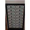 Image 1 : 1976 US Federal Reserve Note $2 Uncut Sheet Of Bills; Boston MA Reserve; Rare Star Notes; Lot of 16 