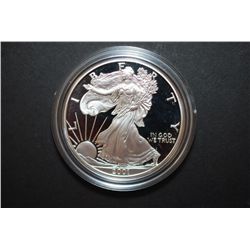 2001-W US Silver American Eagle $1 Proof In Velvet Box With COA Included; 99.9% Silver 1 Oz.; EST. $