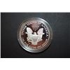 Image 2 : 2001-W US Silver American Eagle $1 Proof In Velvet Box With COA Included; 99.9% Silver 1 Oz.; EST. $