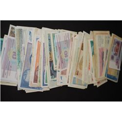 Foreign Bank Notes; Various Dates, Conditions & Denominations; Approximately 300 Notes; EST. $150-30