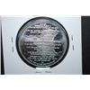 Image 2 : September 11, 2001 Tribute In Light Silver Round; .999 Fine Silver 1 Oz.; With List Of History On Re