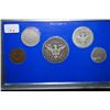 Image 2 : Americana Series Yesteryear Collection Coin Set In Display Case; Indian Head Penny, Liberty Nickel, 