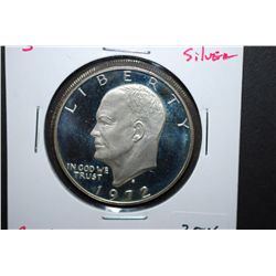 1972-S US Eisenhower $1 Proof; 40% Silver; EST. $15-20