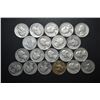 Image 1 : US Silver Quarters $5 Face Value; Various Dates, Conditions & Mint Marks; Lot of 20; EST. $150-175