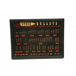 Lot 76 - 1961 Speer Bullet Display Board