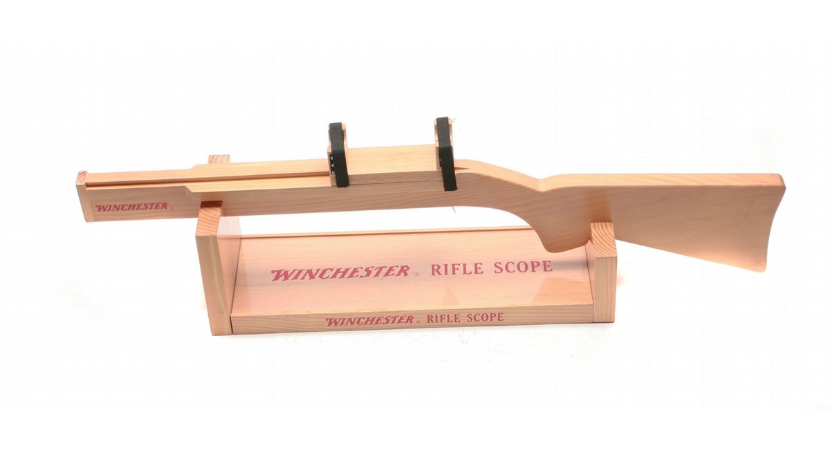 Lot 126 - Winchester Rifle Scope Display