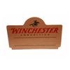 Image 1 : Lot 131 - Winchester Wood Ammunition Rack Sign