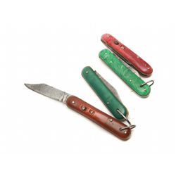 Lot 206 - 4 Edgewise Pocket Knives